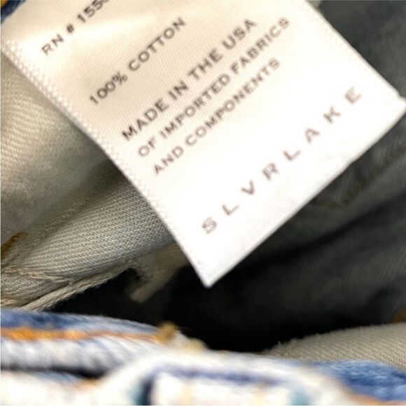 SLVRLAKE Virginia Slim Jeans in Pay No Mind - Picture 9 of 9